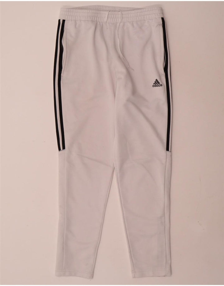 Adidas Mens Aeroready Tracksuit Trousers Medium  White Polyester