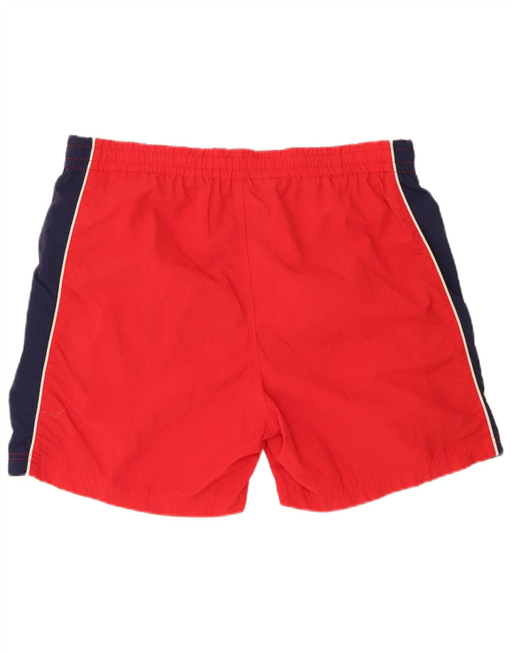 Fila Mens Graphic Sport Shorts Large Red Colourblock Polyamide
