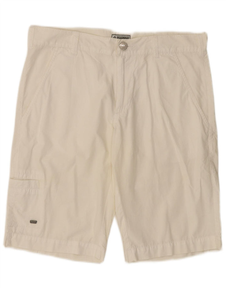 Lotto Mens Cargo Shorts Medium W34  White