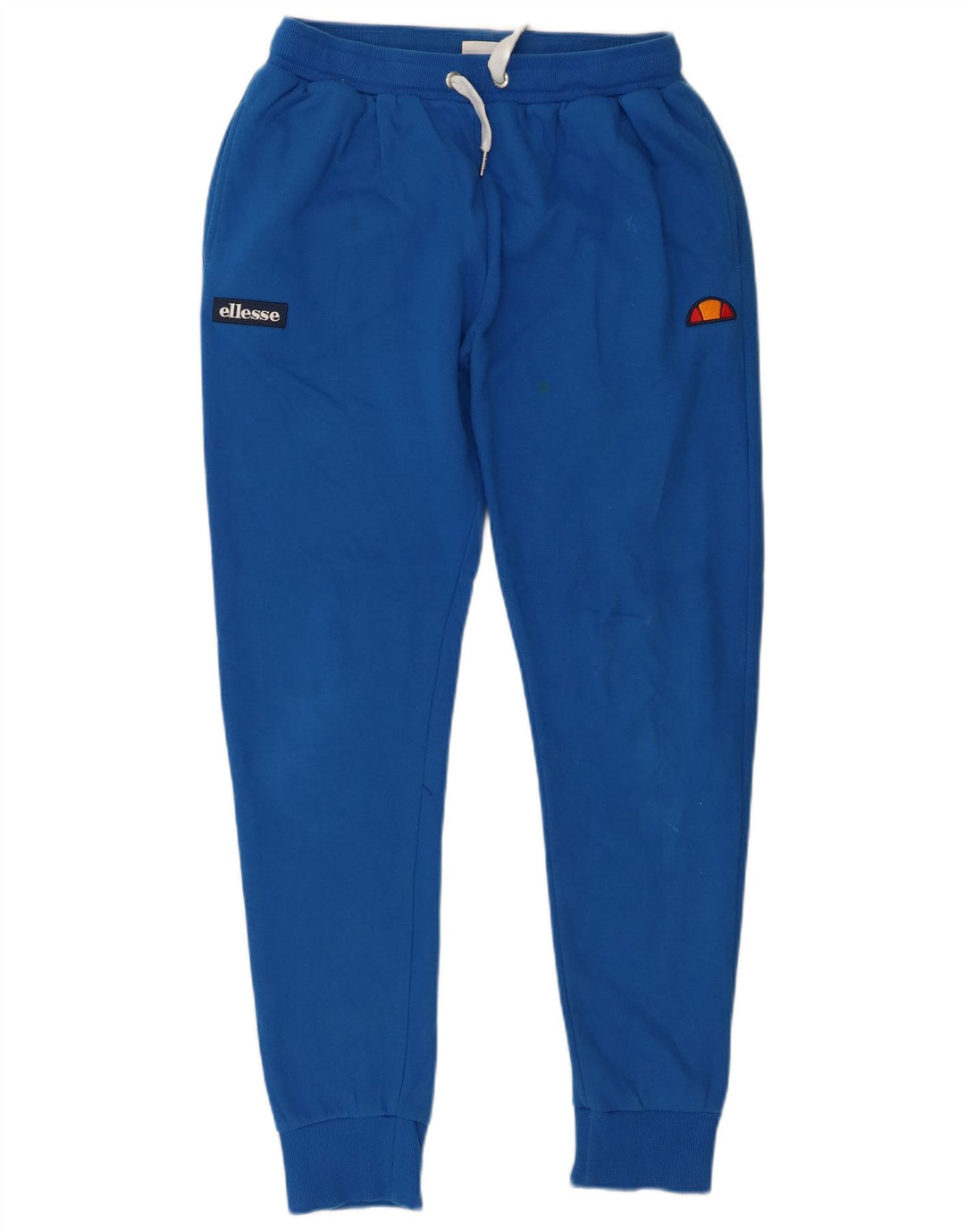 Ellesse Mens Graphic Tracksuit Trousers Joggers Medium  Blue Cotton