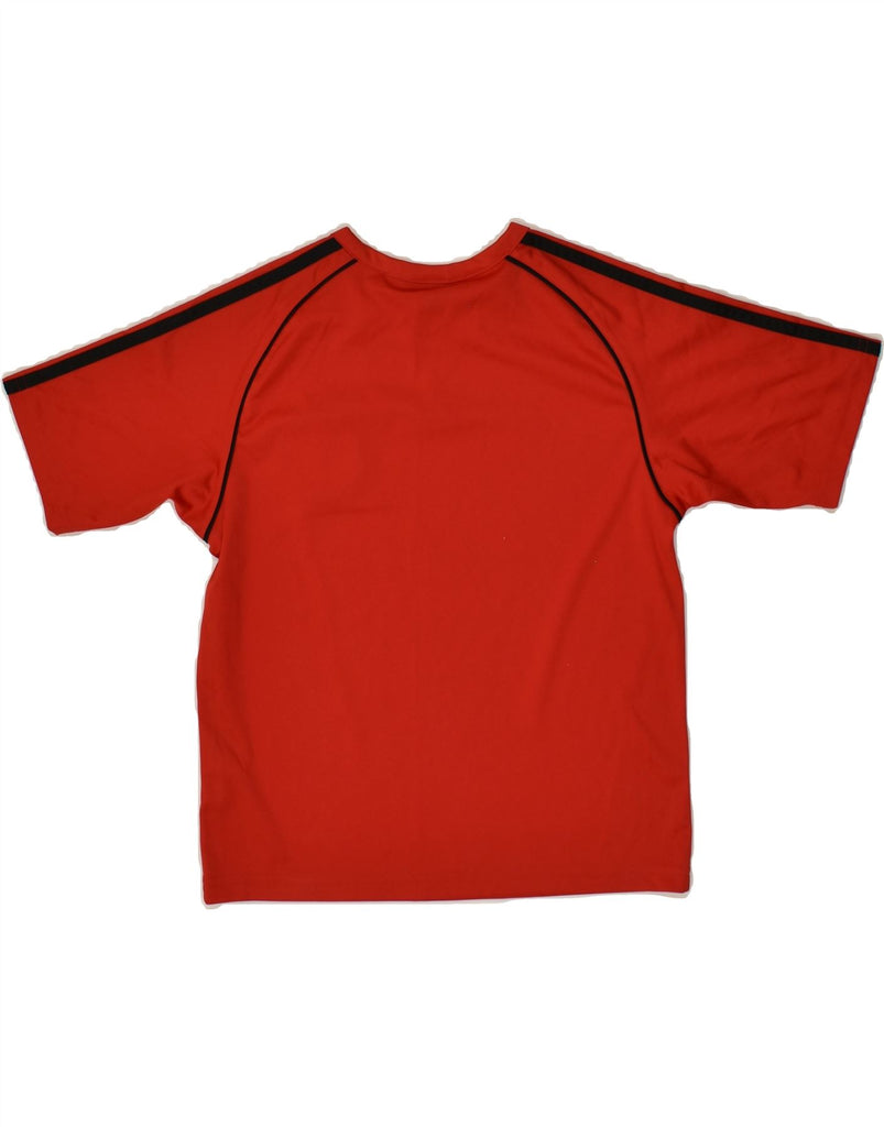 ADIDAS Boys Graphic T-Shirt Top 9-10 Years Red Polyester | Vintage Adidas | Thrift | Second-Hand Adidas | Used Clothing | Messina Hembry 