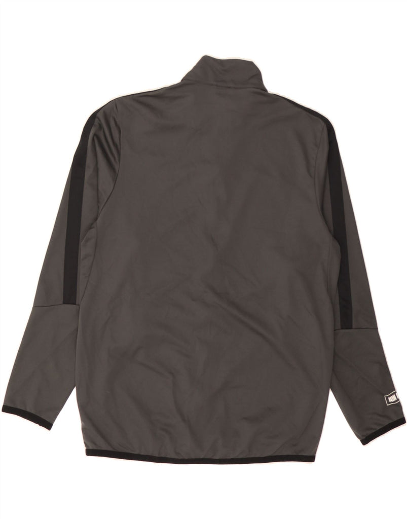 NIKE Mens Graphic Tracksuit Top Jacket Large Grey Colourblock Polyester Vintage Nike and Second-Hand Nike from Messina Hembry 