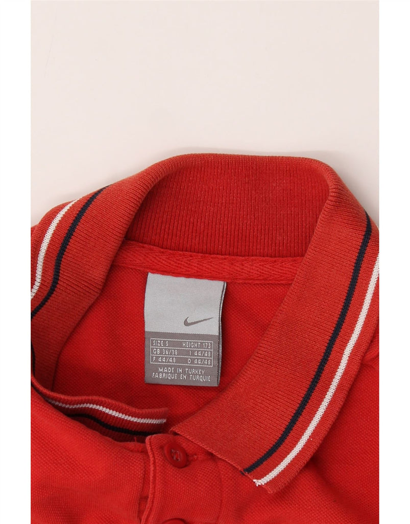 NIKE Mens Polo Shirt UK 36/38 Small Orange Vintage Nike and Second-Hand Nike from Messina Hembry 