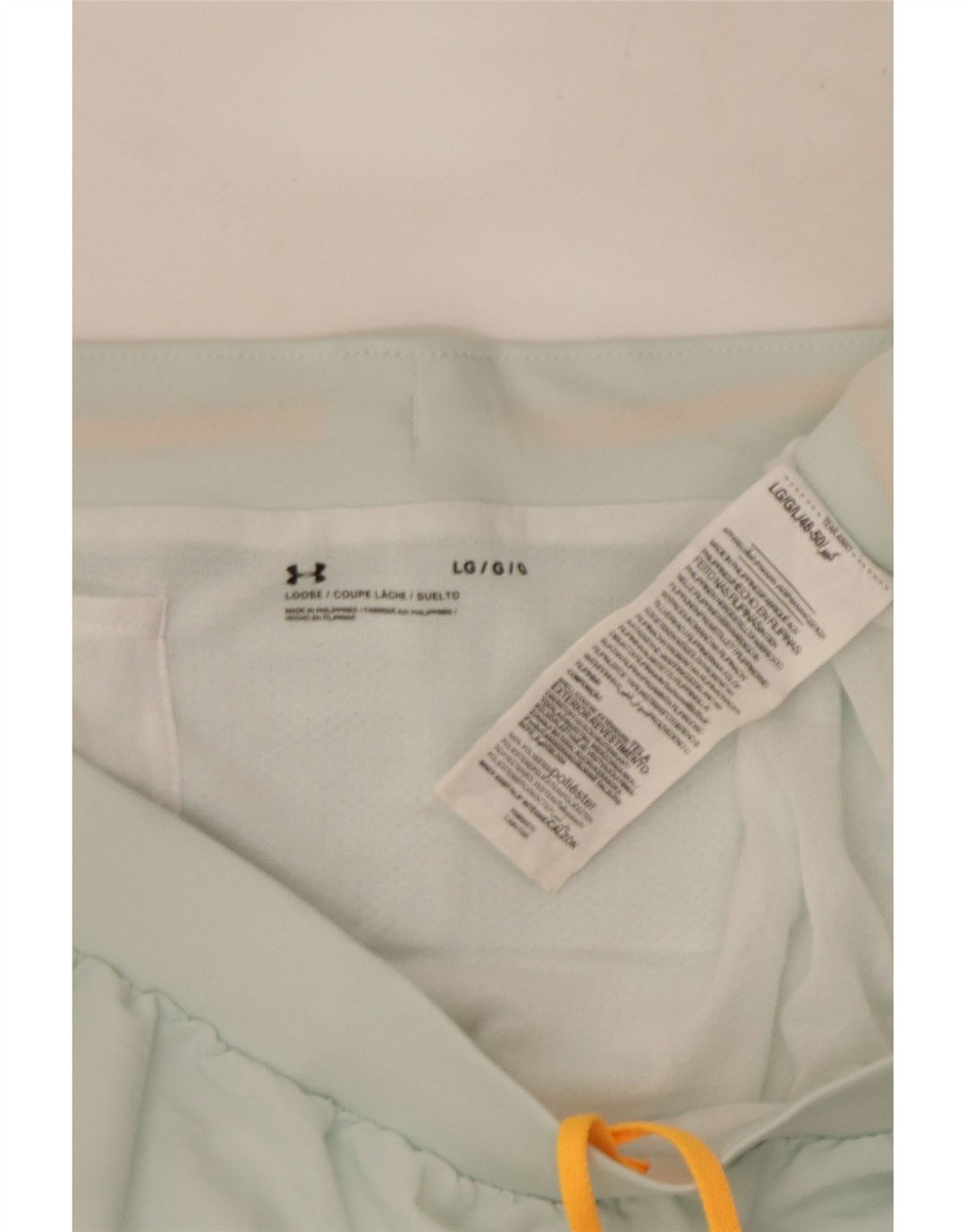 UNDER ARMOUR Womens Sport Shorts UK 14 Large  Blue Polyester