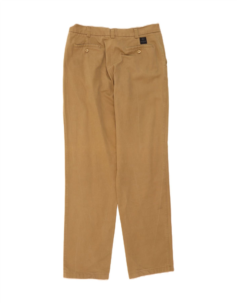 VALENTINO Mens Straight Chino Trousers IT 50 Large W32 L35 Beige Cotton Vintage Valentino and Second-Hand Valentino from Messina Hembry 