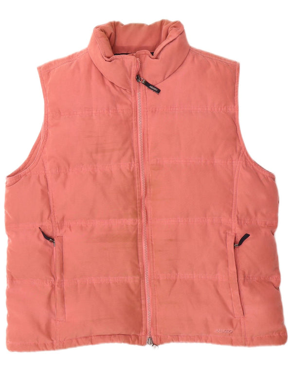 Musto Womens Padded Gilet UK 16 Large Pink Polyester