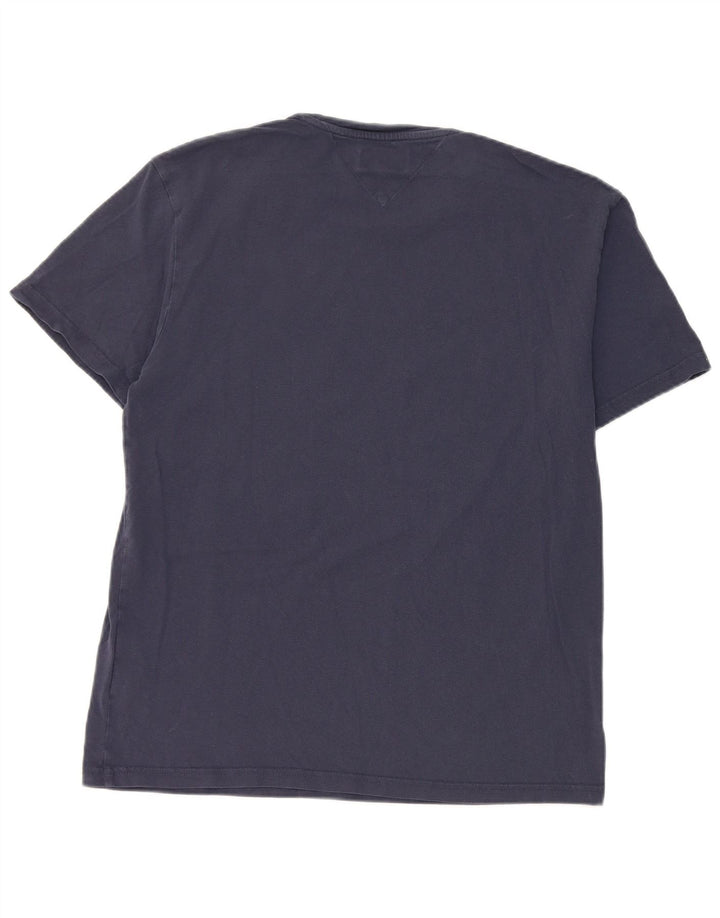 Tommy Hilfiger Mens Graphic T-Shirt Top Medium Navy Blue