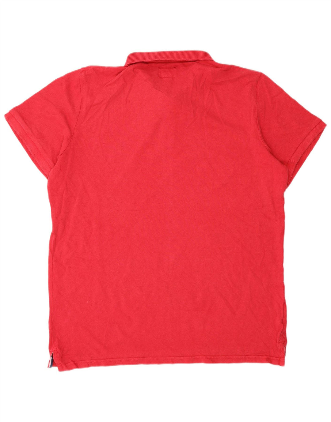 Superdry Mens Polo Shirt 2XL Pink Cotton