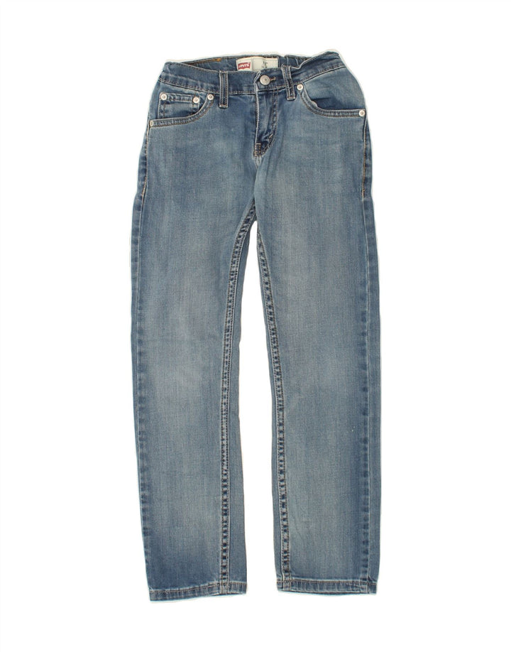 LEVI'S Boys 511 Slim Jeans 9-10 Years W25 L25 Blue Cotton Vintage Levi's and Second-Hand Levi's from Messina Hembry 