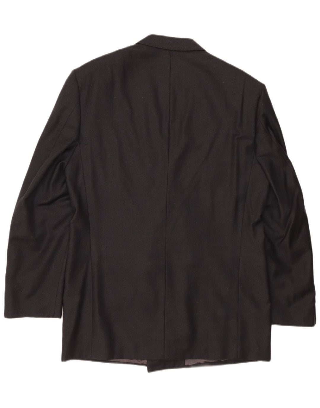 Ermenegildo Zegna Mens Double Breasted Blazer Jacket IT 48 Medium Black
