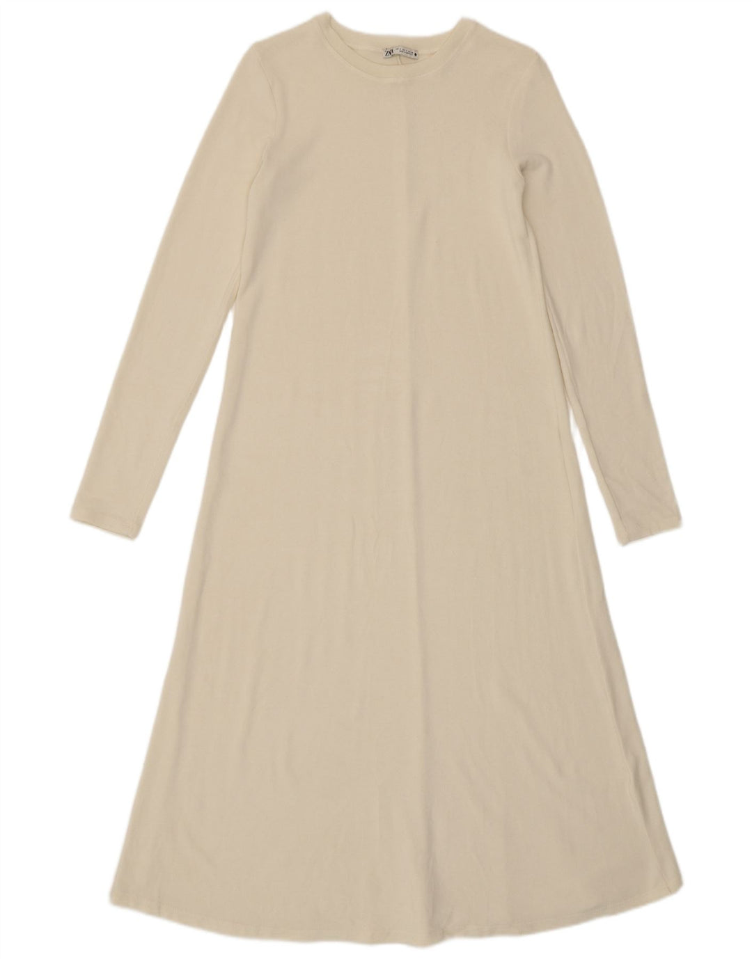Zara Womens Maxi Jumper Dress UK 10 Small White