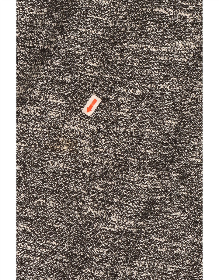 ZARA Womens Overcoat UK 10 Small Grey Flecked