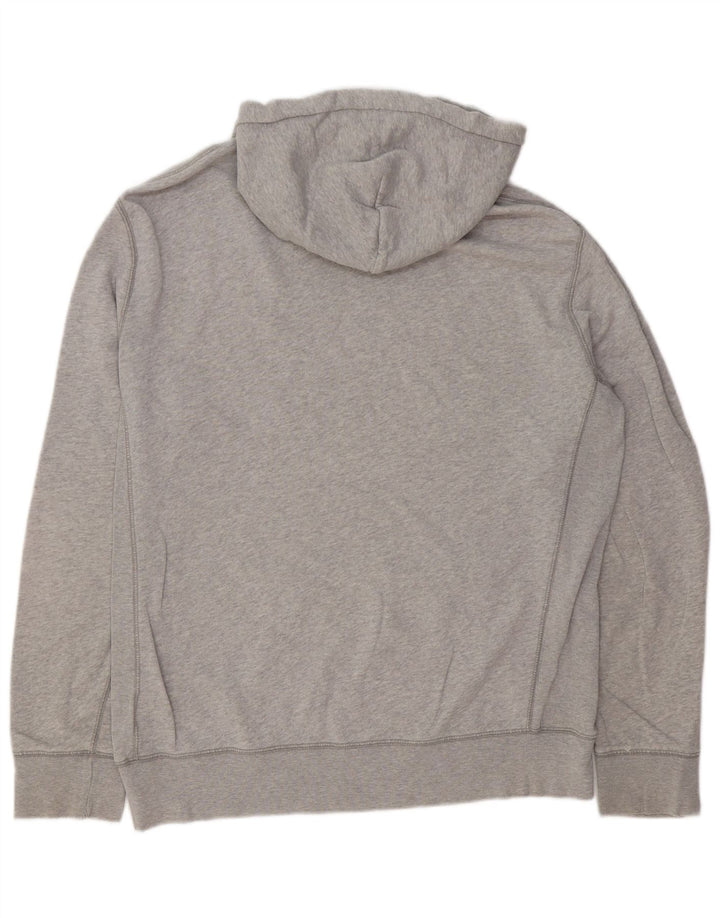 Levi's Mens Graphic Hoodie Jumper Large Grey Cotton