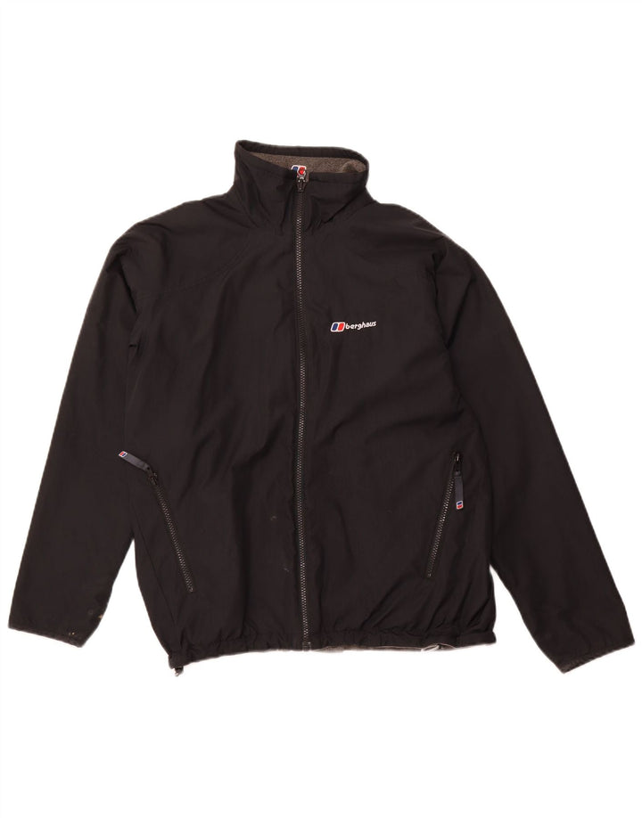 BERGHAUS Womens Reversible Jacket UK 12 Medium  Black Polyester