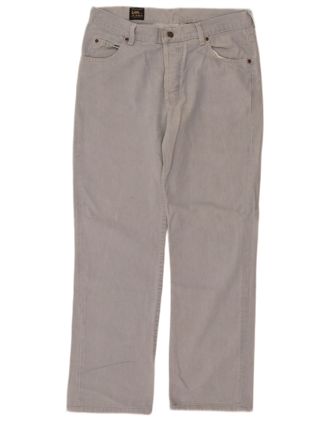 Lee Mens Straight Jeans W32 L30 Grey