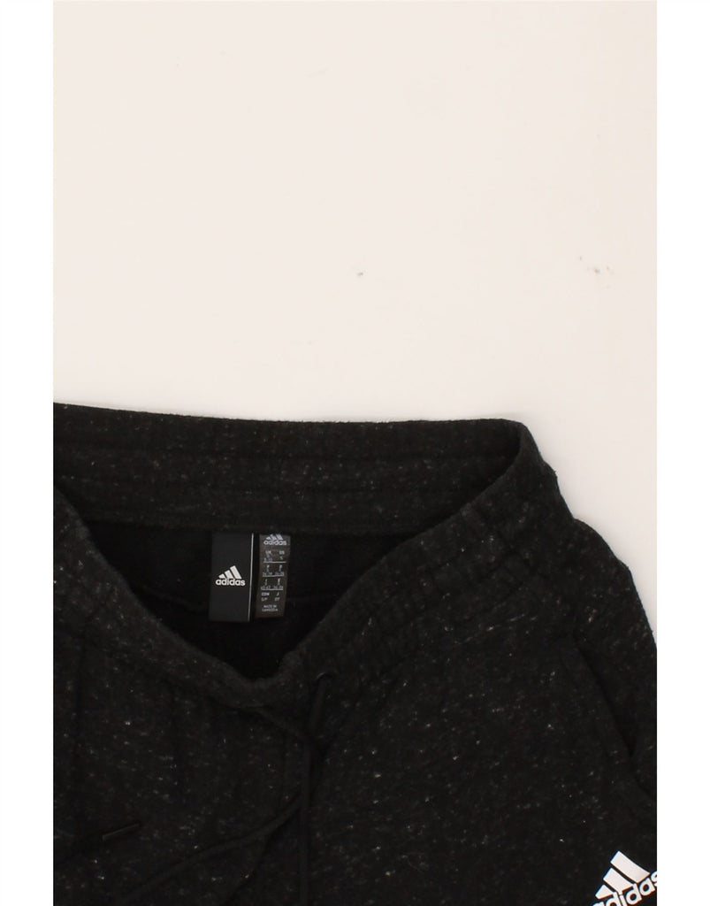 ADIDAS Womens Tracksuit Trousers UK 8/10 Small  Grey Flecked Cotton Vintage Adidas and Second-Hand Adidas from Messina Hembry 