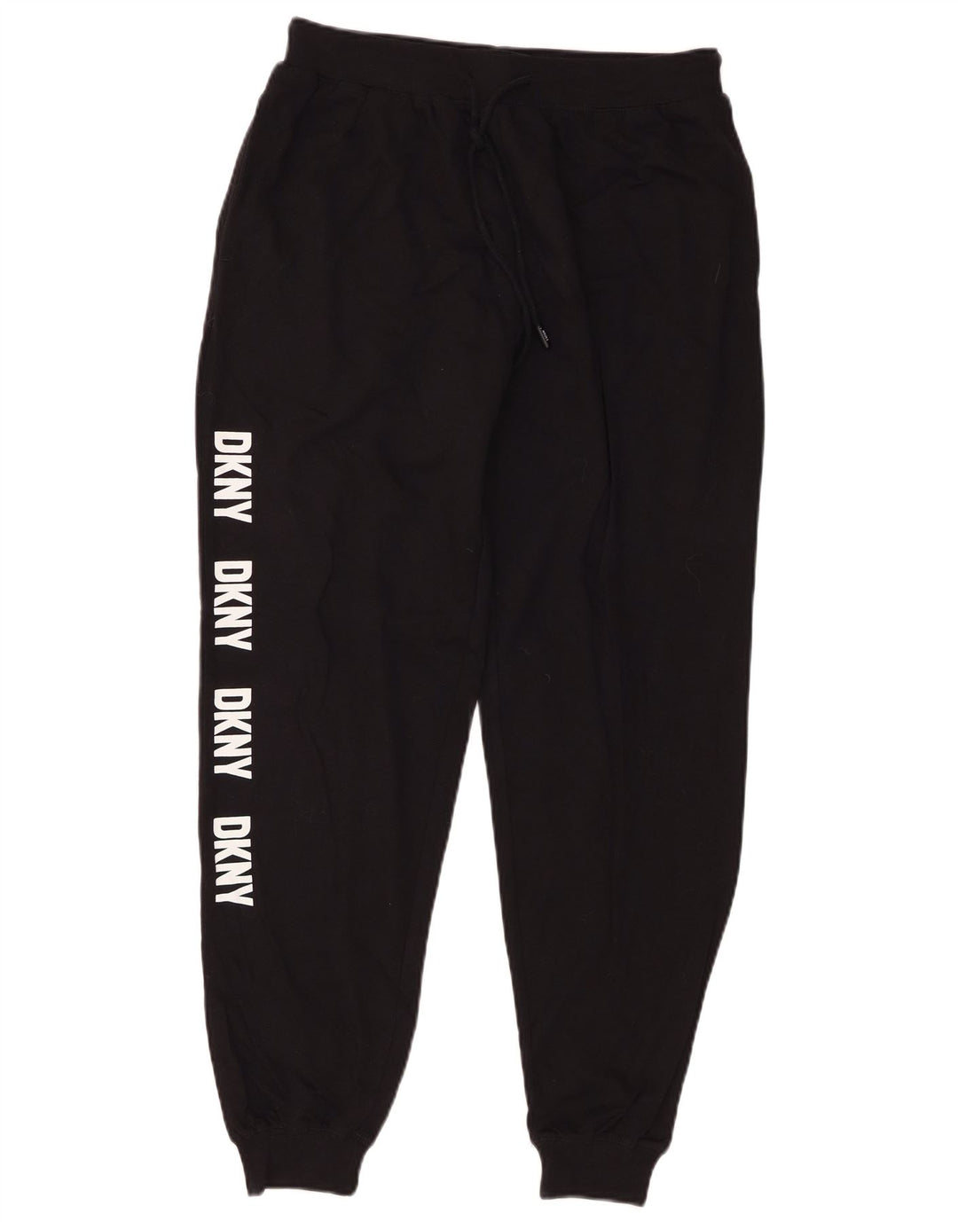 Dkny Mens Graphic Tracksuit Trousers Joggers Medium Black Cotton
