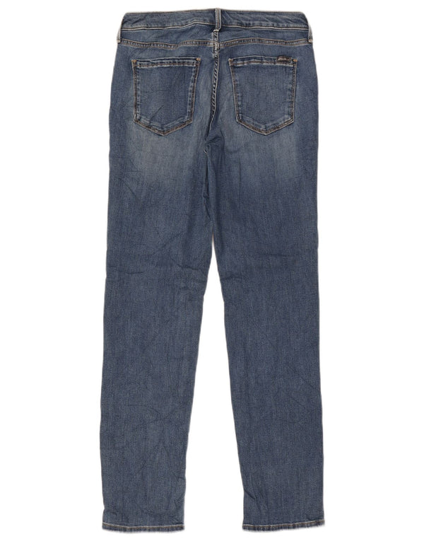 EDDIE BAUER Womens Slightly Curvy Straight Jeans US 6 Medium W27 L30 Blue