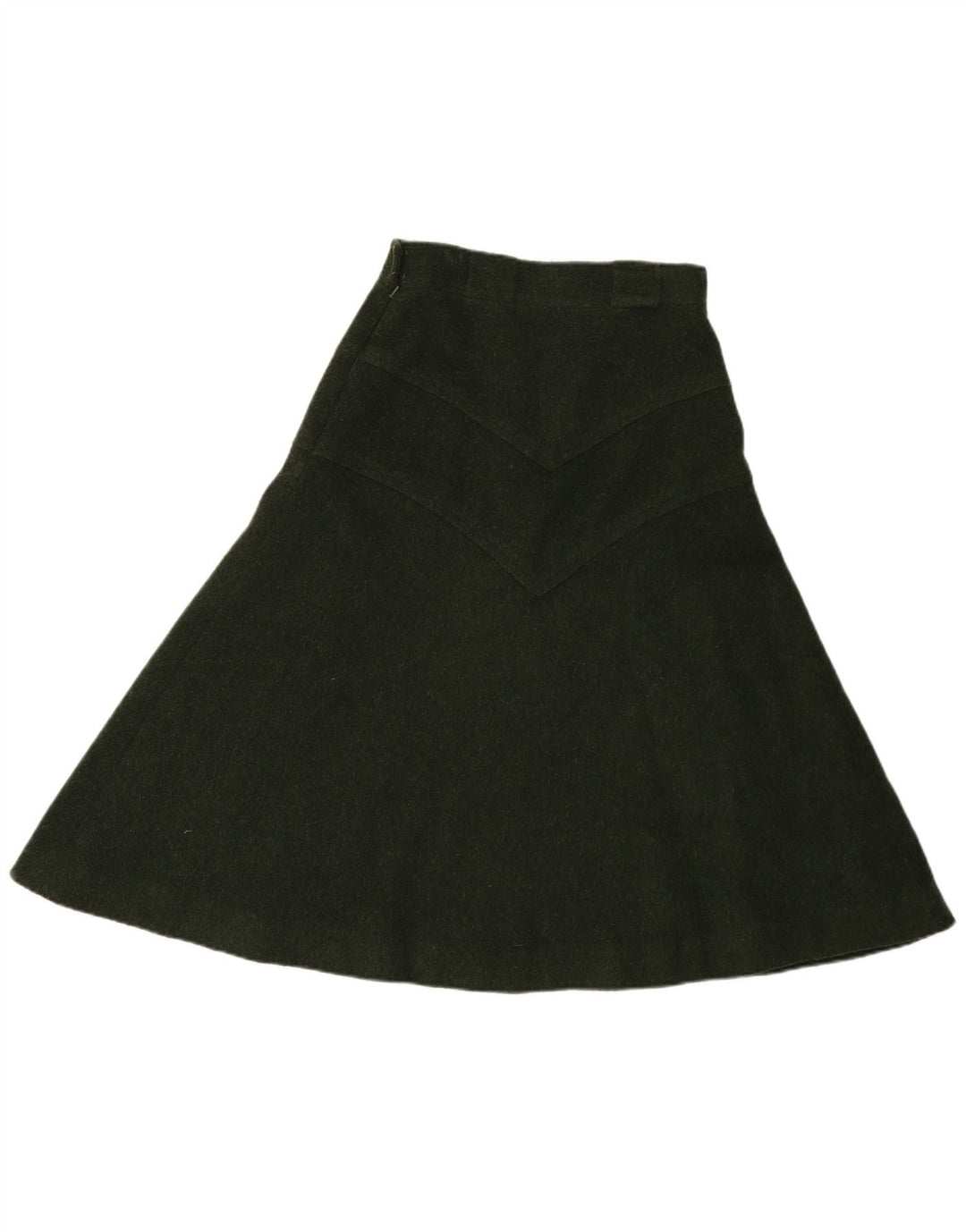 Vintage Womens A-Line Skirt IT 44 Medium W28 Green