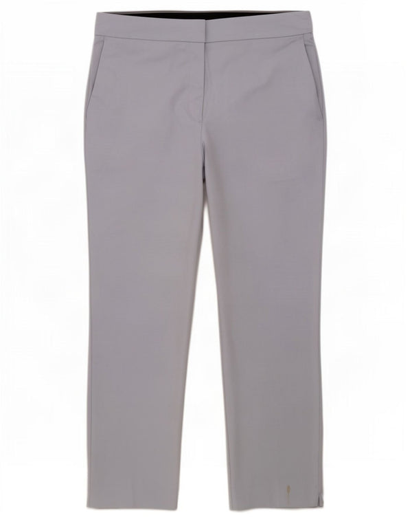 Zara Womens Slim Chino Trousers 2XL W36 L26 Blue Colourblock Cotton