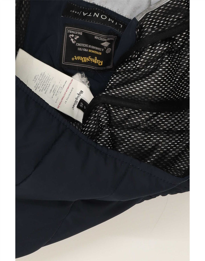 Refrigiwear Mens Military Padded Jacket IT 46 Small Navy Blue Polyester