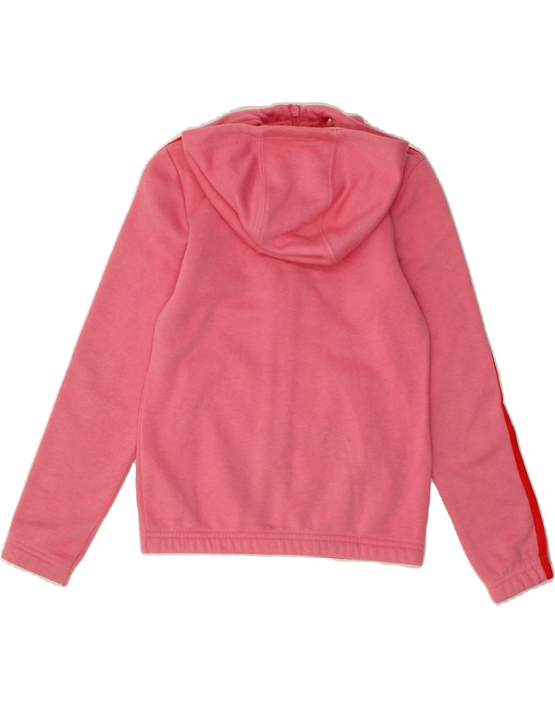 ADIDAS Girls Graphic Zip Hoodie Sweater 11-12 Years Pink | Vintage Adidas | Thrift | Second-Hand Adidas | Used Clothing | Messina Hembry 