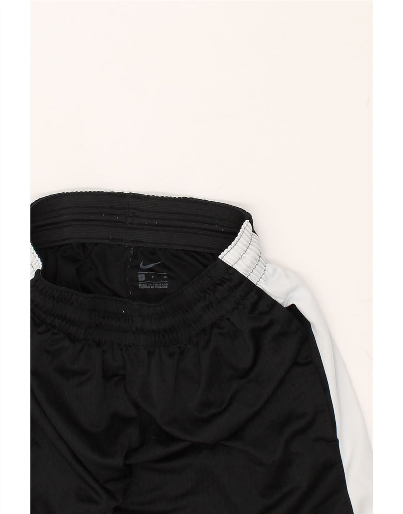 NIKE Mens Sport Shorts Small Black Colourblock Polyester | Vintage Nike | Thrift | Second-Hand Nike | Used Clothing | Messina Hembry 