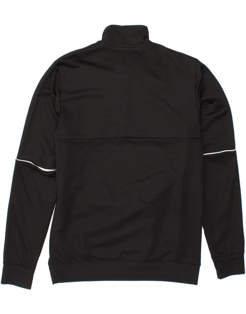 ADIDAS Mens Aeroready Zip Neck Pullover Tracksuit Top Medium Black Vintage Adidas and Second-Hand Adidas from Messina Hembry 