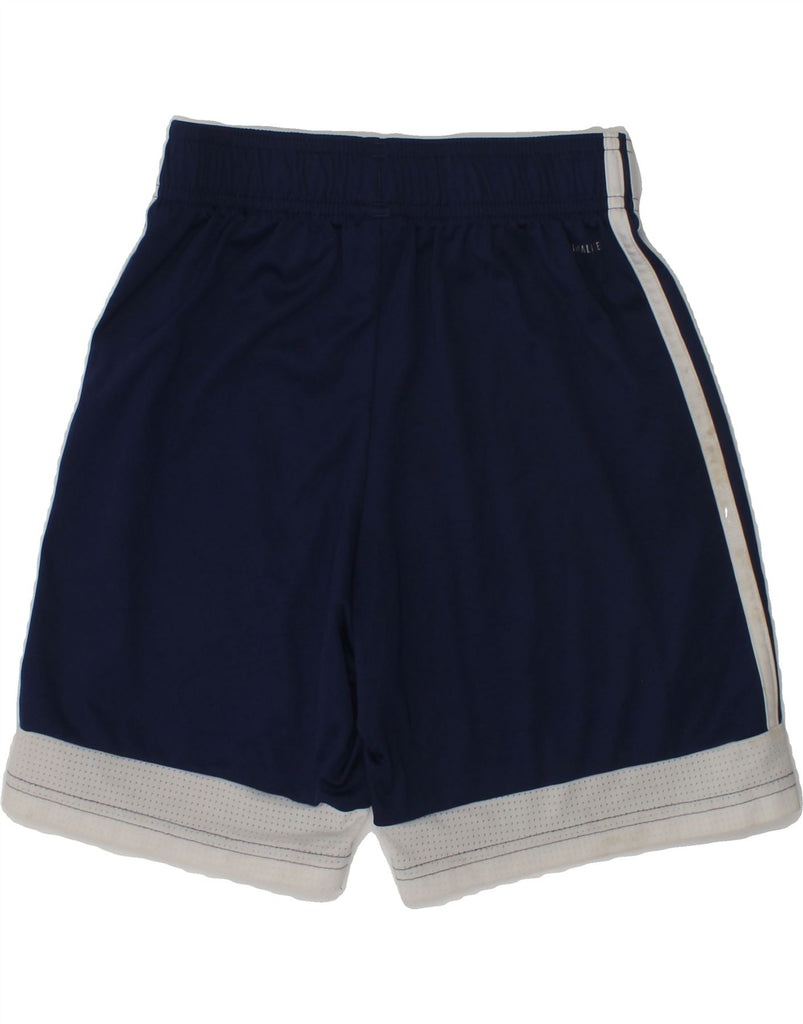 ADIDAS Boys Climalite Sport Shorts 11-12 Years Navy Blue Polyester | Vintage Adidas | Thrift | Second-Hand Adidas | Used Clothing | Messina Hembry 