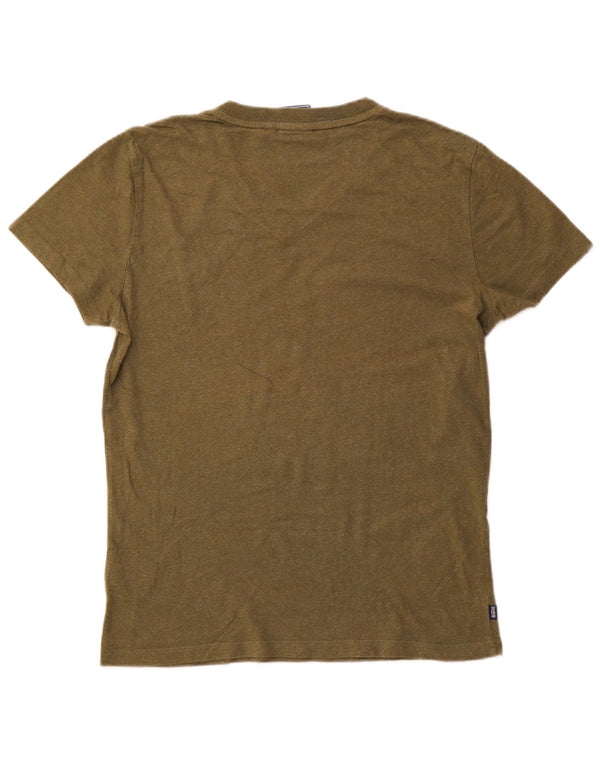 Superdry Mens T-Shirt Top Medium Green Cotton