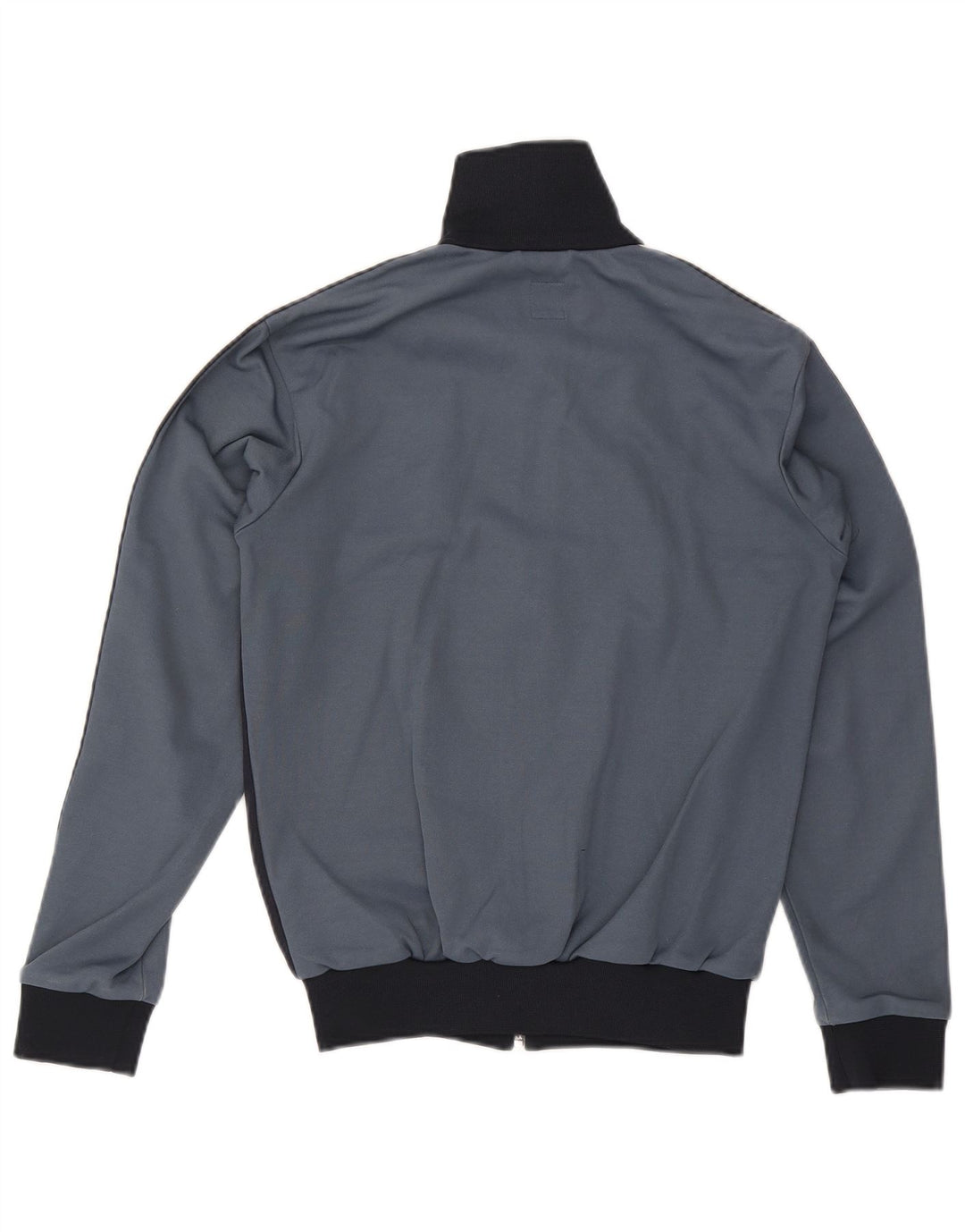 Adidas Mens Tracksuit Top Jacket Small Navy Blue Colourblock Cotton