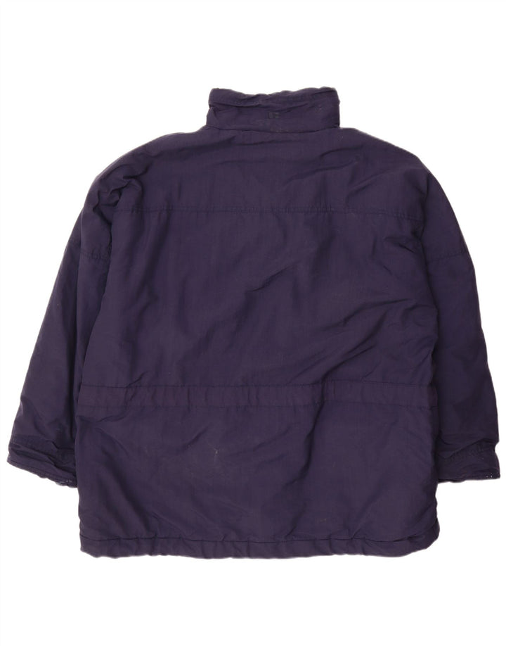 Russell Athletic Mens Windbreaker Jacket UK 44 2XL Navy Blue Nylon