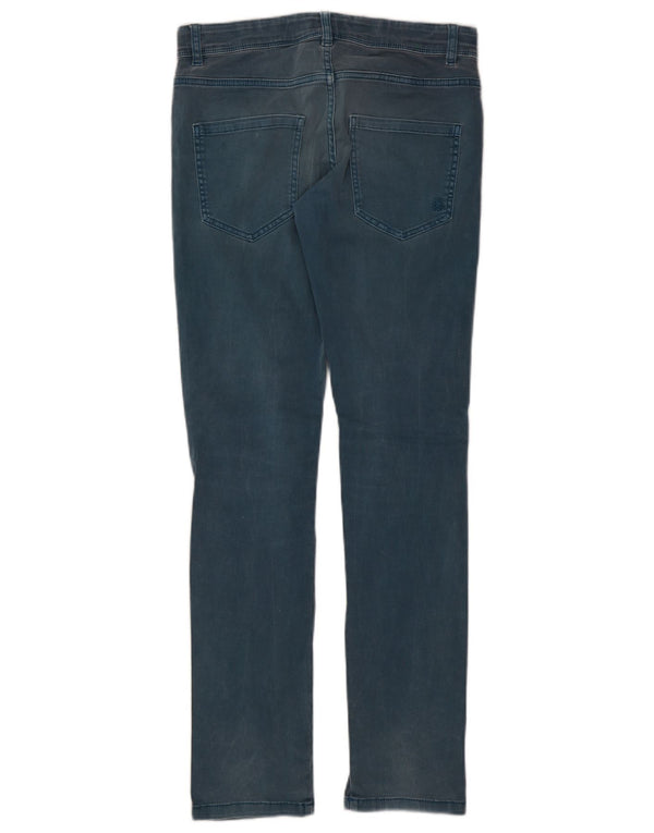 Benetton Boys Slim Jeans 15-16 Years W30 L31 Blue