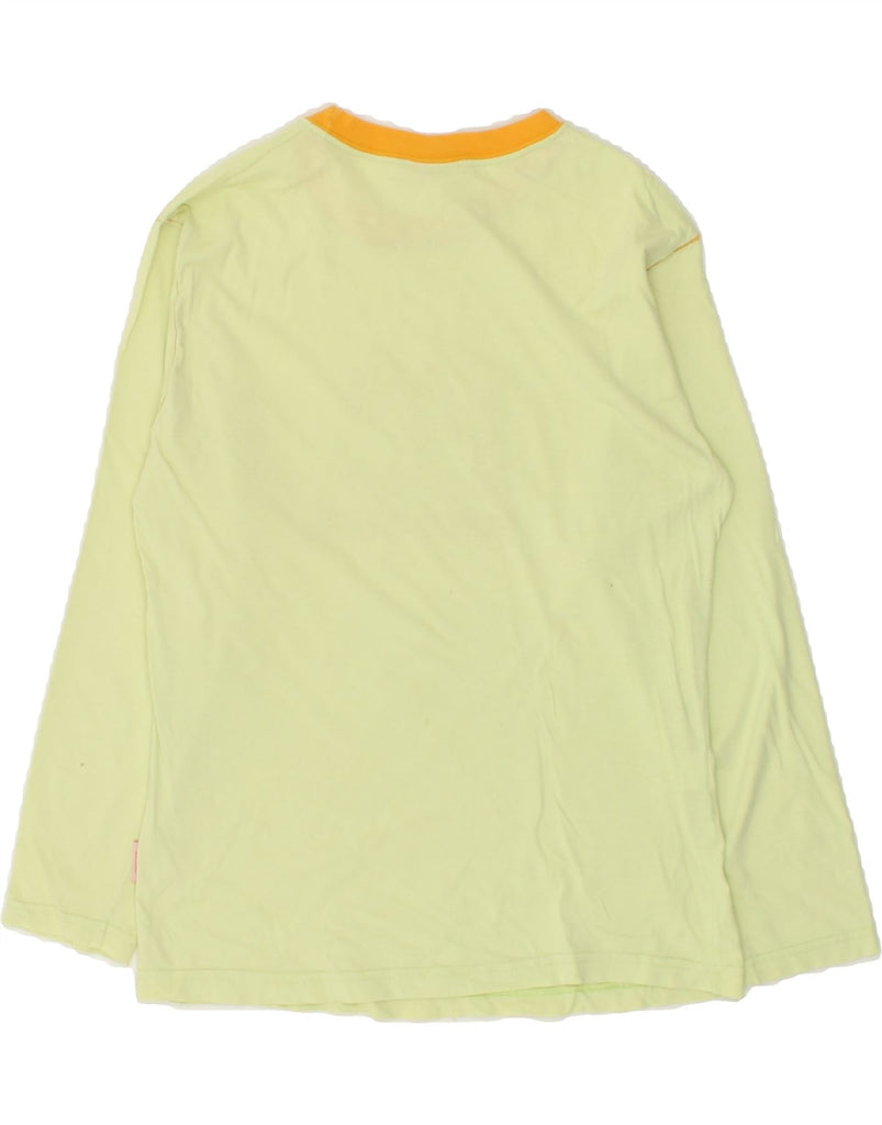 ENRICO COVERI Girls Graphic Top Long Sleeve 12-13 Years XL Green Cotton | Vintage Enrico Coveri | Thrift | Second-Hand Enrico Coveri | Used Clothing | Messina Hembry 