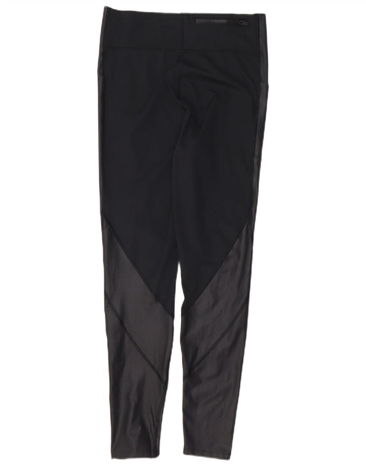 Jordan Womens Tight Fit Leggings UK 12 Medium Black Colourblock Polyester