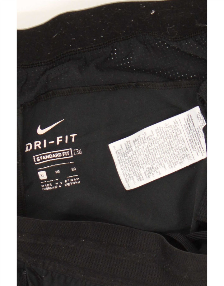 Nike Mens Dri Fit Standard Fit Sport Shorts XL  Black Polyester