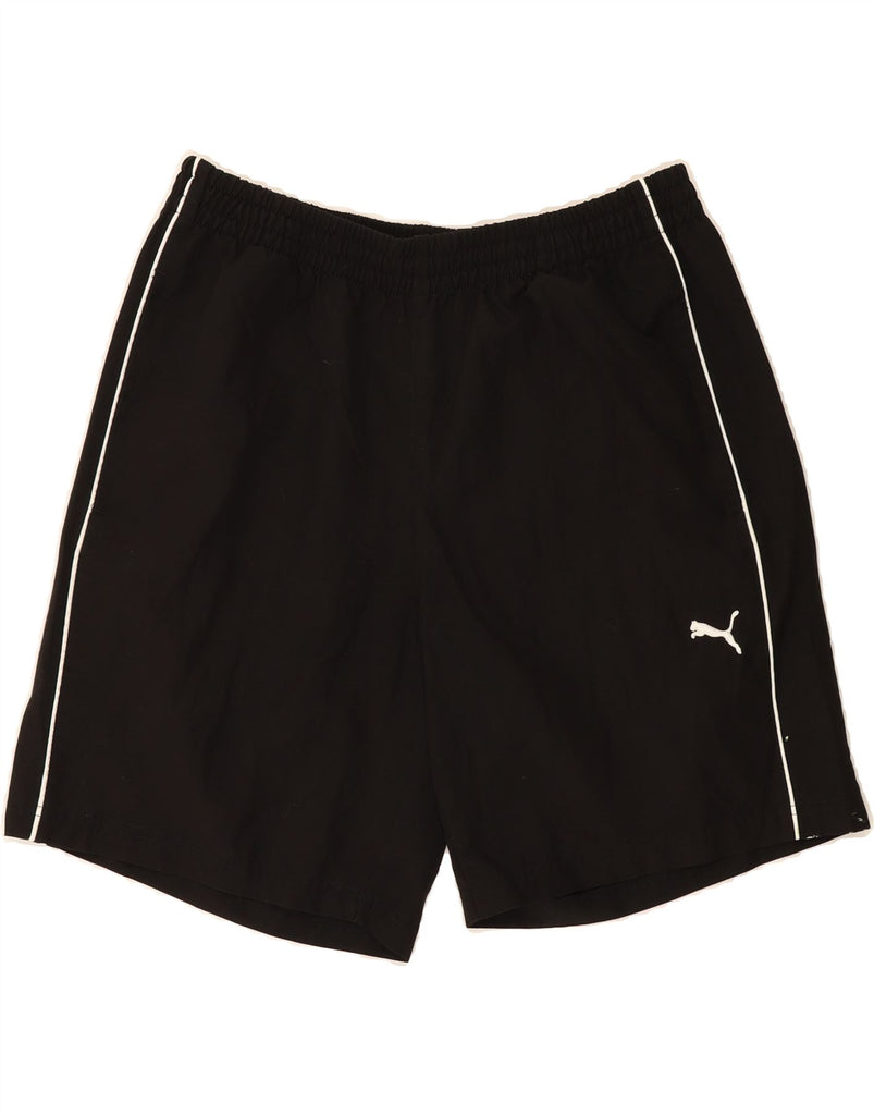 PUMA Mens Sport Shorts Large  Black Polyester Vintage Puma and Second-Hand Puma from Messina Hembry 