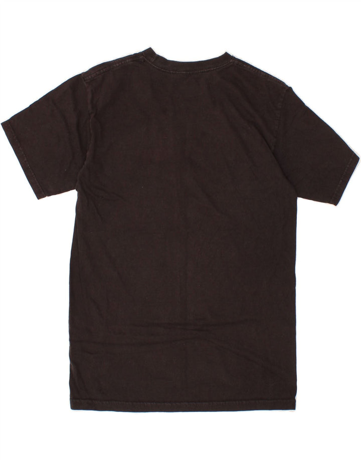 VANS Womens Graphic T-Shirt Top UK 10 Small Black Vintage Vans and Second-Hand Vans from Messina Hembry 