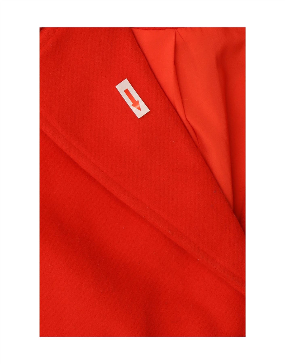 Marks & Spencer Womens Oversized Overcoat UK 10 Small Red Polyester