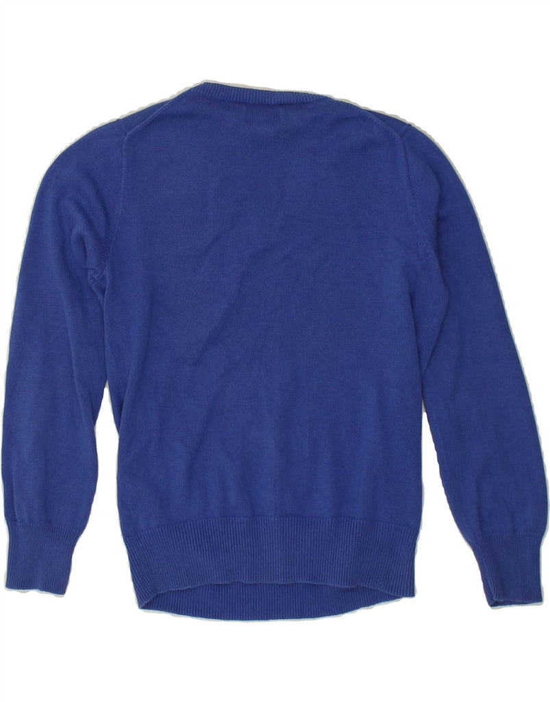 POLO RALPH LAUREN Boys V-Neck Jumper Sweater 14-15 Years Large  Blue | Vintage Polo Ralph Lauren | Thrift | Second-Hand Polo Ralph Lauren | Used Clothing | Messina Hembry 