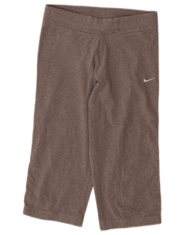 NIKE Girls Capri Tracksuit Trousers 13-14 Years XL Grey