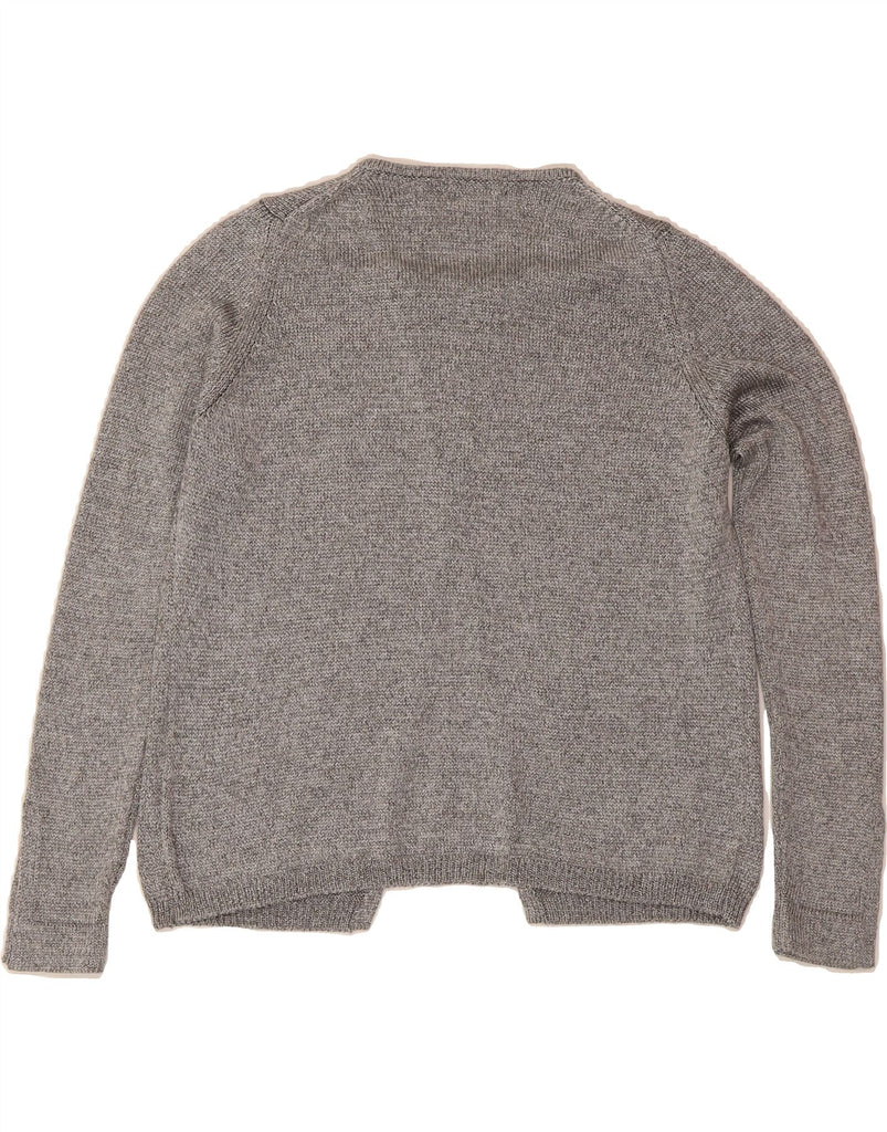 MASSIMO DUTTI Womens Cardigan Sweater UK 14 Medium Grey Vintage Massimo Dutti and Second-Hand Massimo Dutti from Messina Hembry 
