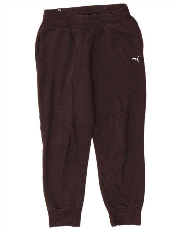Puma Mens Tracksuit Trousers Joggers Small Black Cotton