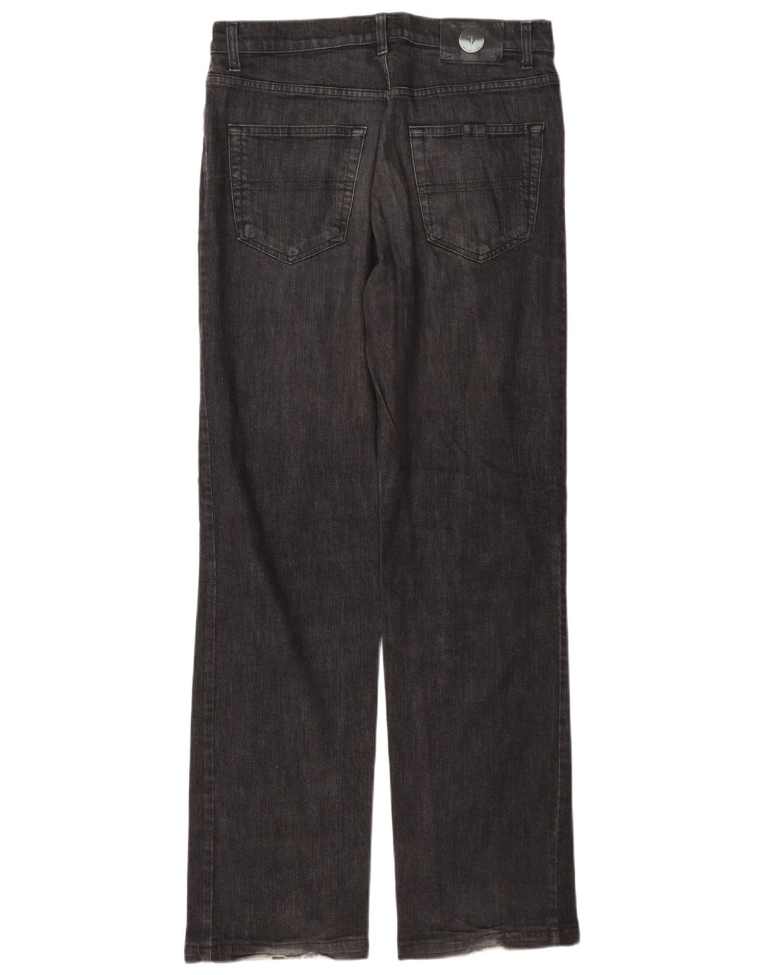 Trussardi Mens Straight Jeans W34 L33 Grey Cotton