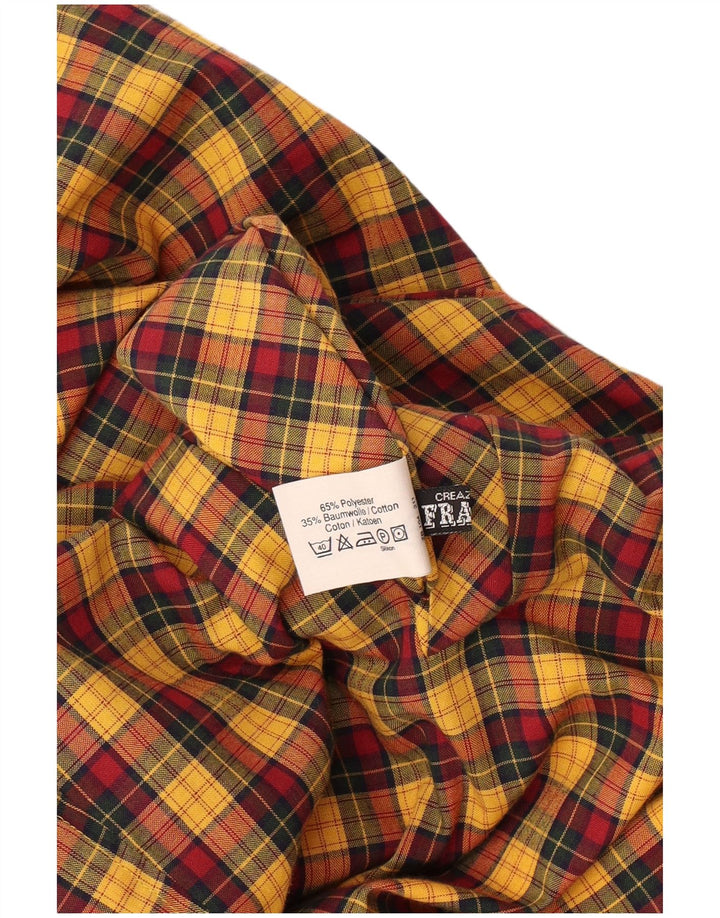 NINO Womens Reversible Overcoat IT 46 Large Yellow Polyester