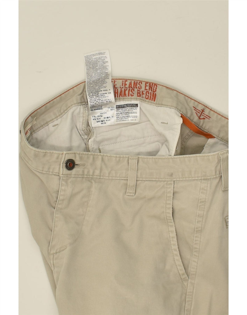 DOCKERS Mens Tapered Chino Trousers W31 L32 Beige Cotton | Vintage Dockers | Thrift | Second-Hand Dockers | Used Clothing | Messina Hembry 