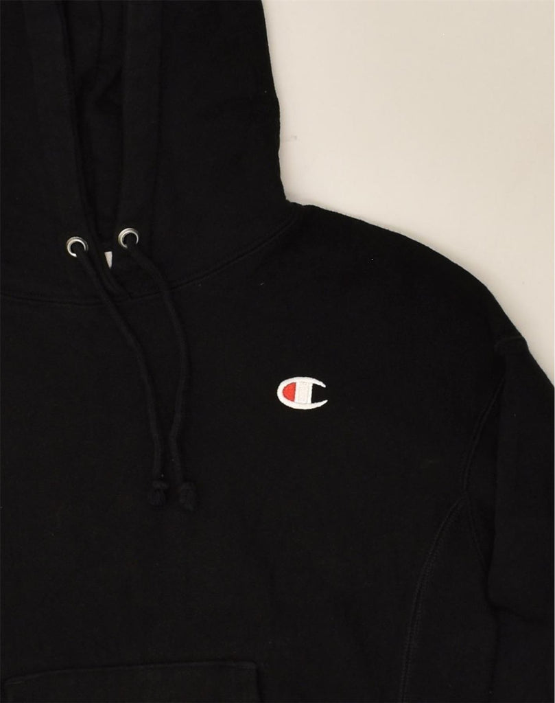 CHAMPION Boys Hoodie Jumper 15-16 Years XS Black | Vintage Champion | Thrift | Second-Hand Champion | Used Clothing | Messina Hembry 