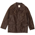 CONBIPEL Mens Leather Jacket IT 46 Small Brown Leather Classic