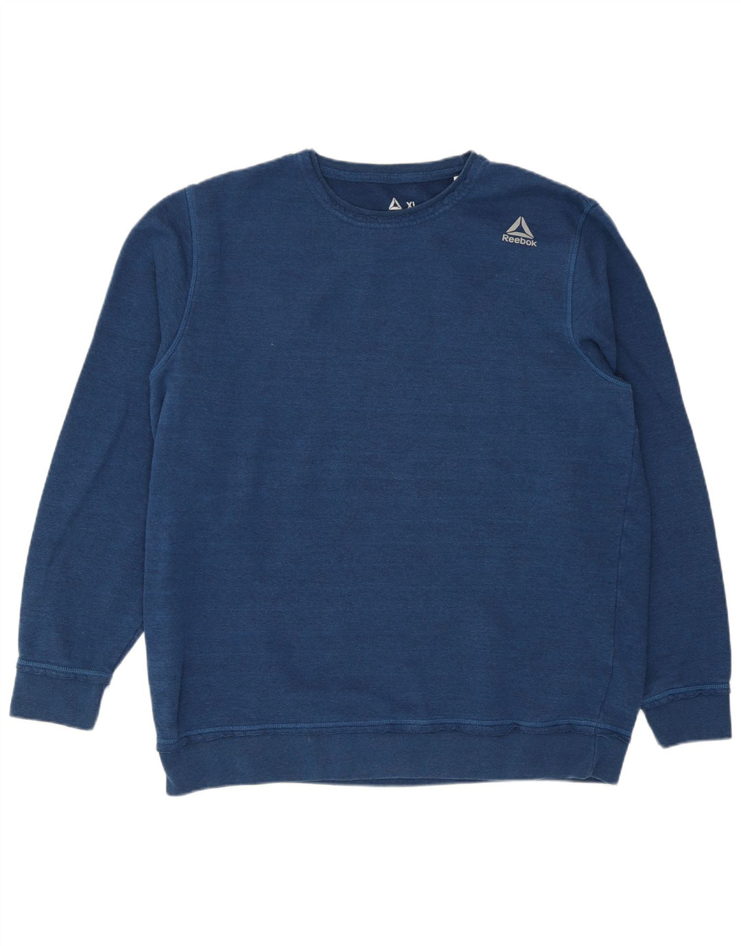 Reebok Mens Sweatshirt Jumper XL Navy Blue Cotton