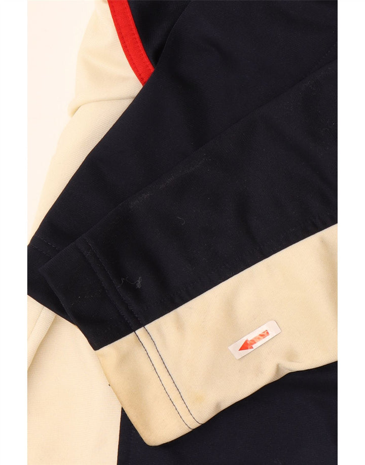 Kappa Mens Tracksuit Top Jacket XL Navy Blue Colourblock
